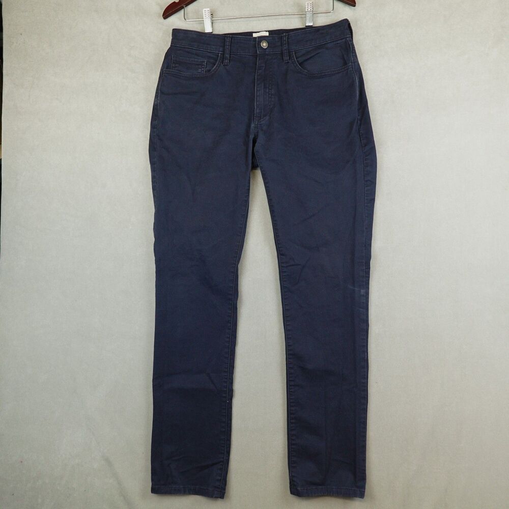 Flint & Tinder Huckberry 365 5-Pocket Pant Mens 31x32 Athletic Tapered Fit Navy